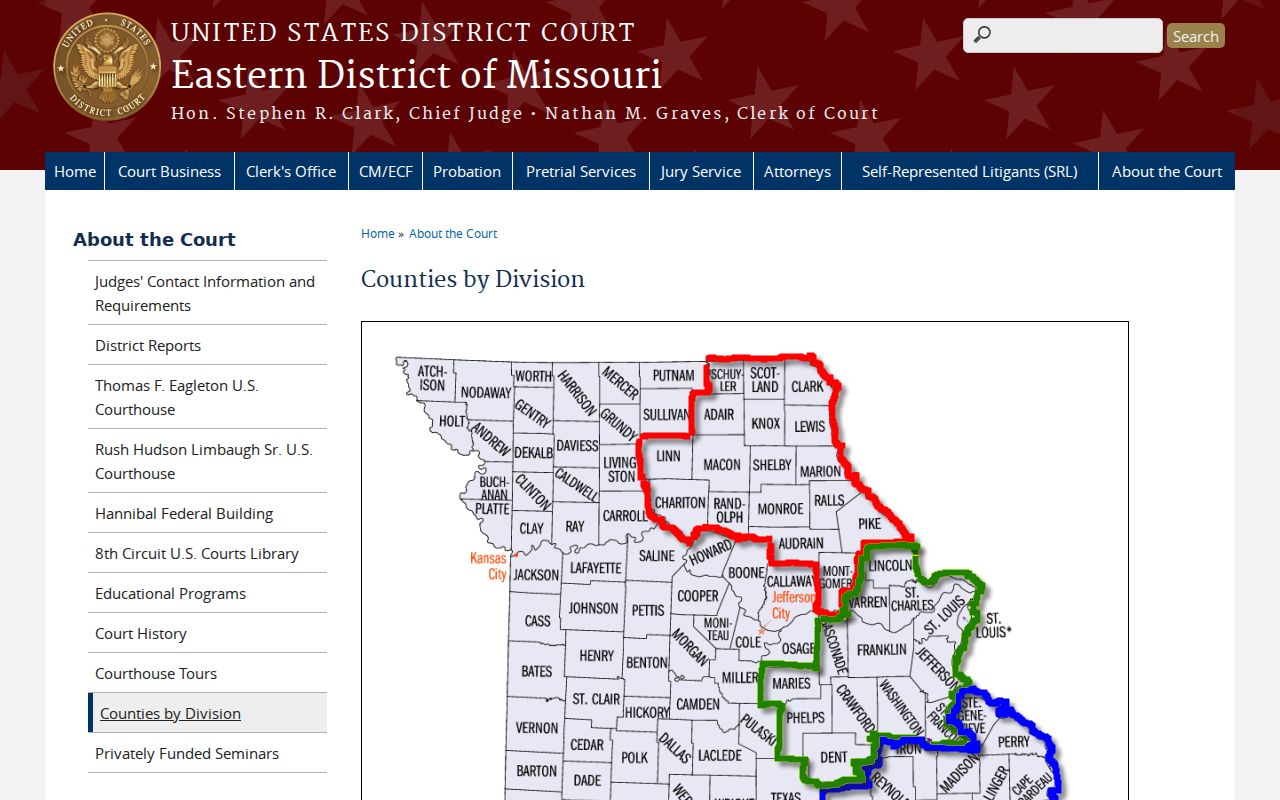 Clarkton court docket and the separate federal Southeastern Division
