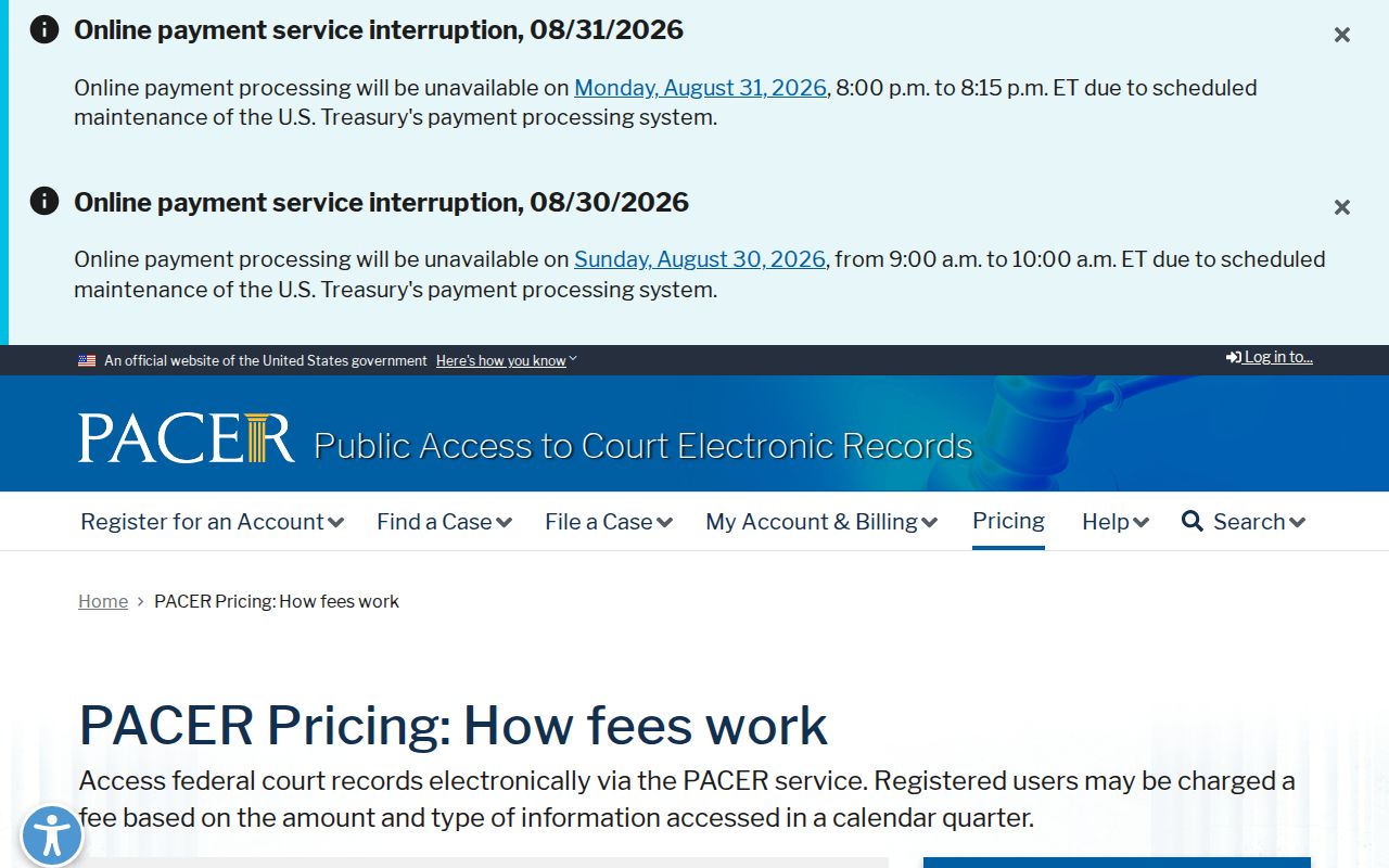 Dunklin County court records and separate federal PACER access